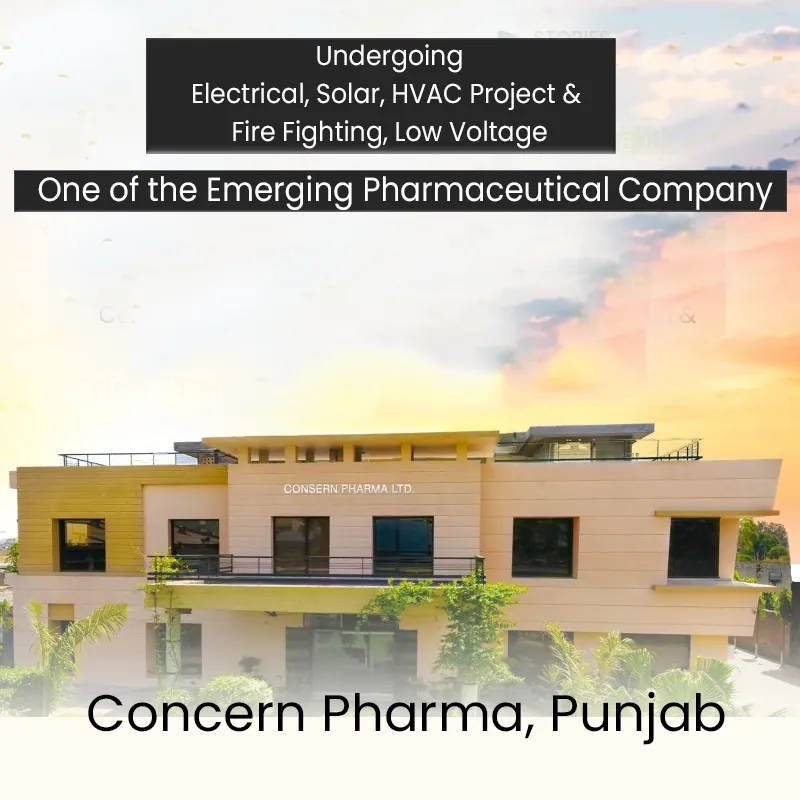 Turnkey MEP & Solar for Consern Pharma — Consern Pharma project by Secured Engineers