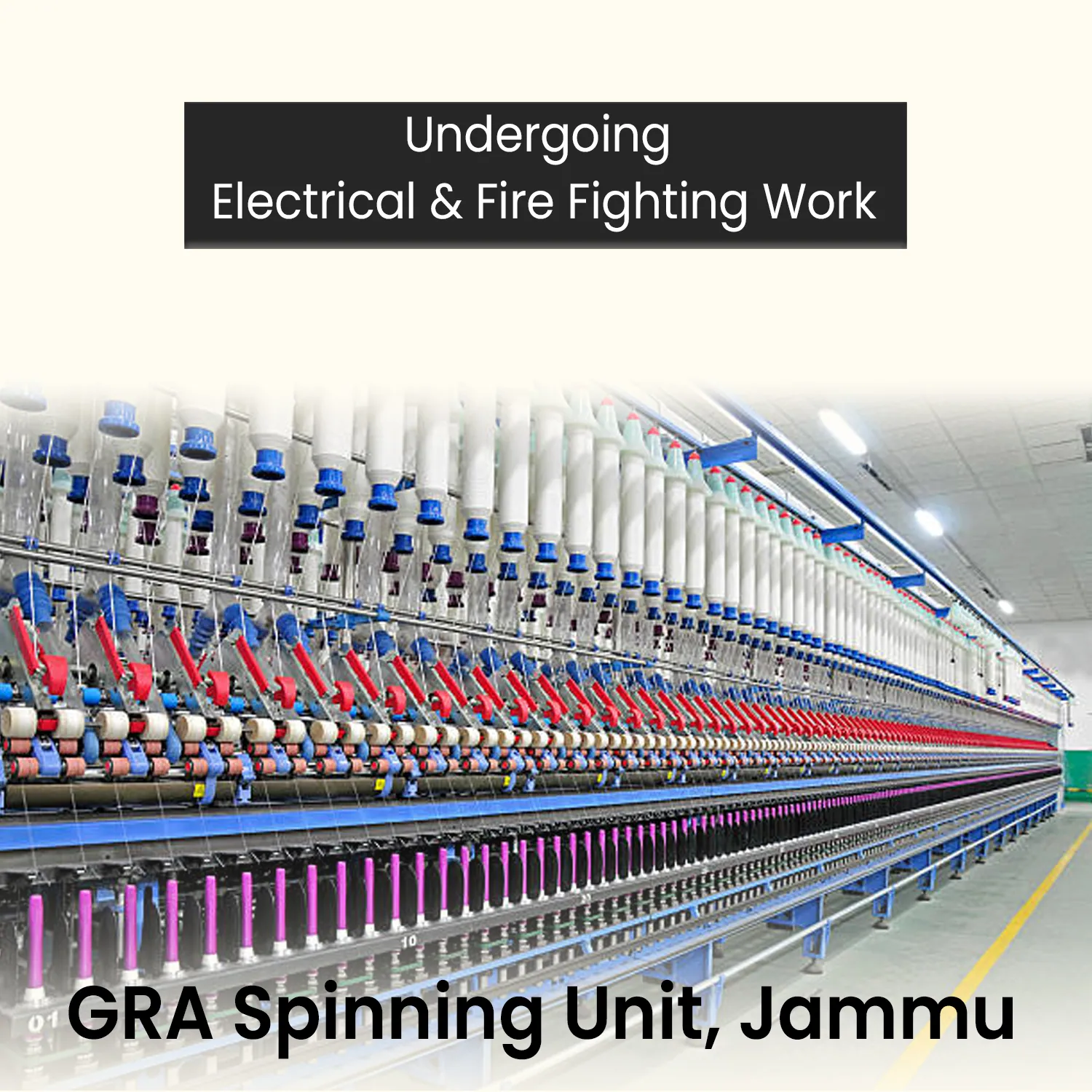 Electrical & Fire Fighting for a Textile Spinning Facility — Manufacturing project by Secured Engineers