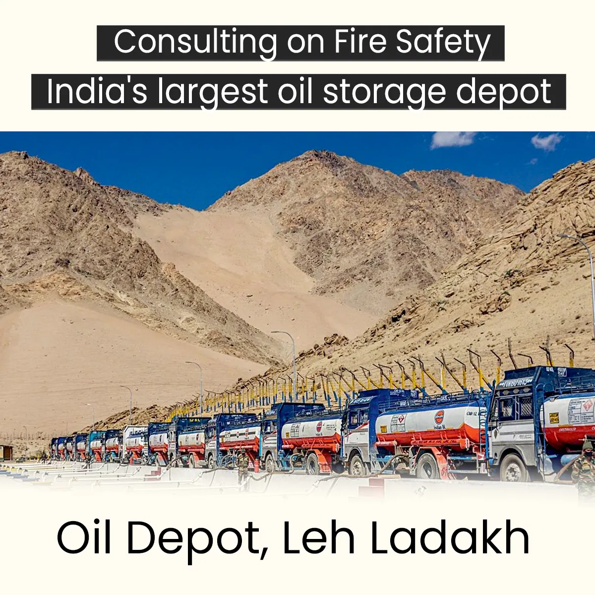 Fire Safety at the Indian Army's Largest Tankage Project — Indian Army project by Secured Engineers